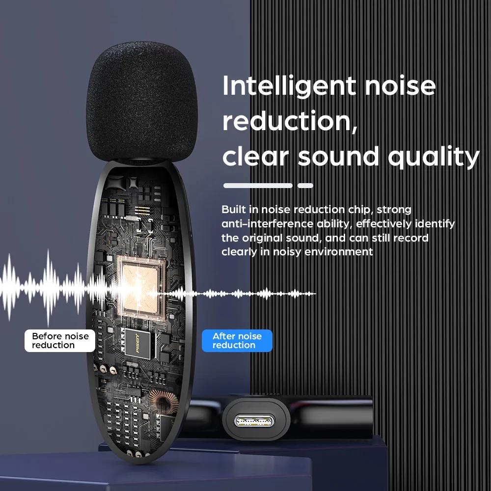 OneOdio AC001 Type-C Wireless Mobile Microphone