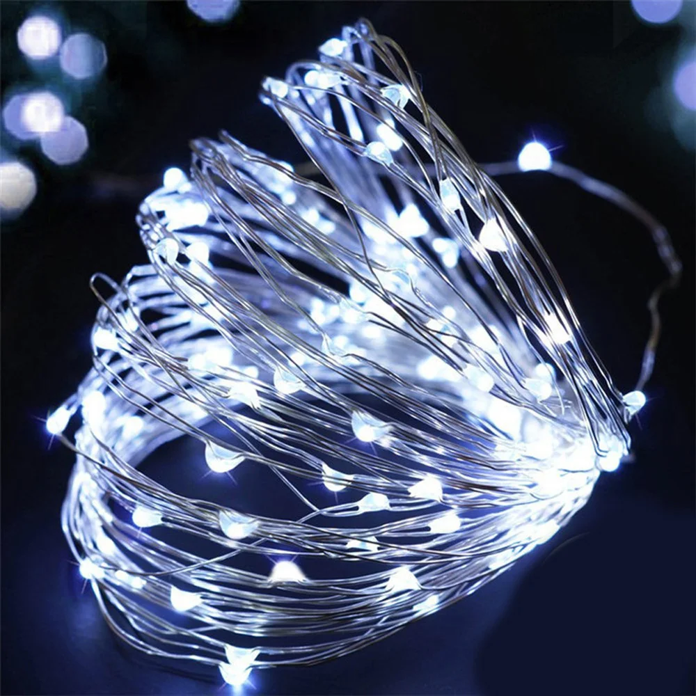 

100/200 LEDs Solar Power Light String Lamp Party Christmas Outdoor Ornament