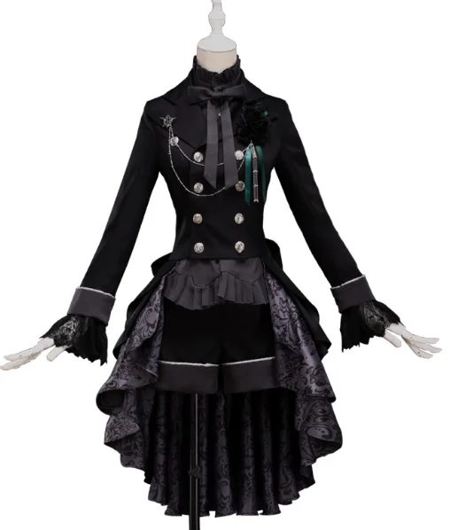 Для костюма черного дьякона Черный Дворецкий Ciel Phantomhive одежда для косплея костюм черный Мужской Ежедневный костюм одежда мужской костюм - Цвет: costume