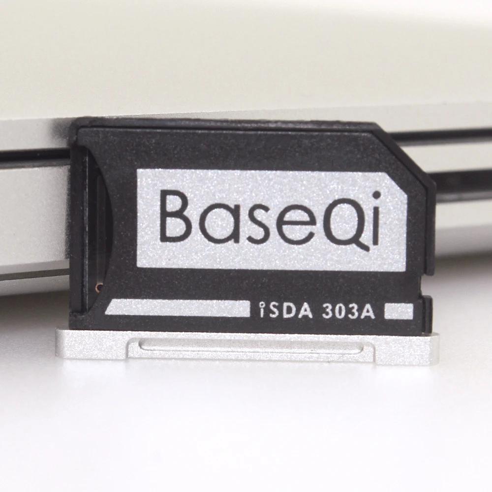 Baseqi Macbook 303a Alumínio Stealth Drive Micro sd tf Adaptador de Cartão Leitor de Cartão sd para Macbook Pro Retina 13 Polegada - Imagem 5
