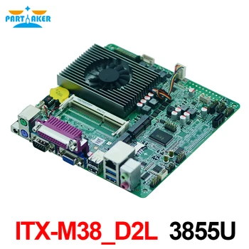 

Mini ITX motherboard Intel 3855U 1.6GHz mini PCIE 3G 4G LVDS 4K DDR3L motherboard
