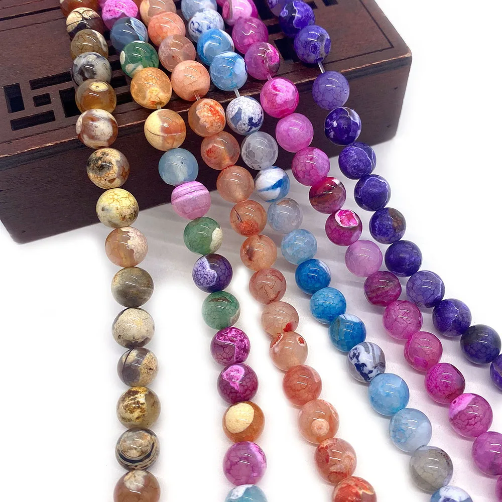 Fire Agate Beaded Rosary Making Kit-ROSARY-KIT-FIRE-AGATE