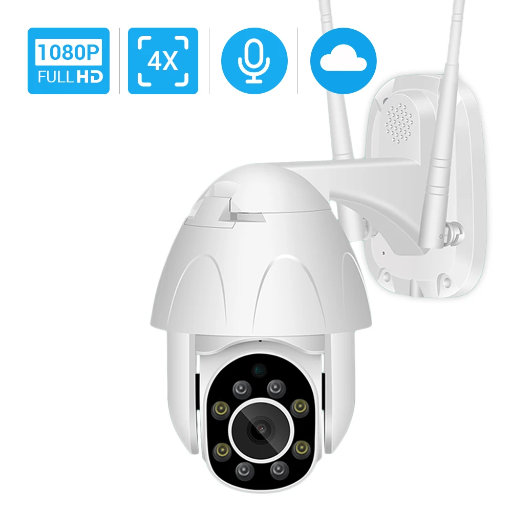 HD 1080P Yoosee Wi Fi камера 4 кратный цифровой зум Мини PTZ автоматическое отслеживание