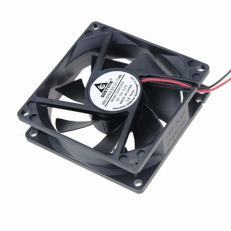 80x25mm 12v fan 6