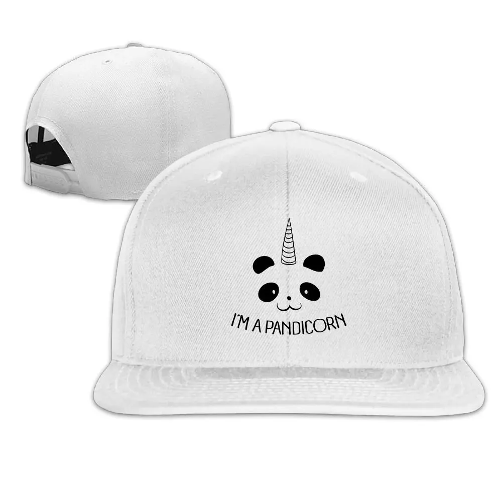 Бейсболка унисекс с плоским козырьком и принтом панды I'm A Pandicorn