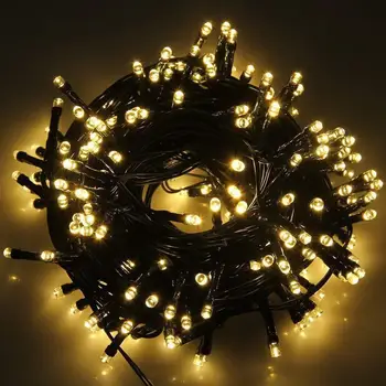 

10M 300LEDs Waterdichte Waterproof String Lamp Warm Light for Christmas Trees Outdoor Garland Party Wedding Decoration