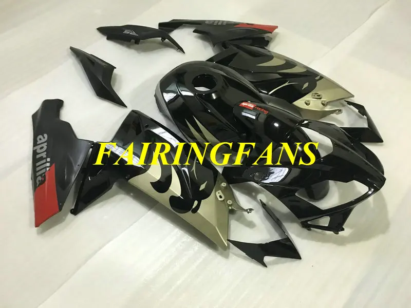 Инжекторный обтекатель для Aprilia RS125 06 07 08 09 10 11 RS 125 2006 2011 серебристый черный Обтекатели Кузов+ подарки AP18
