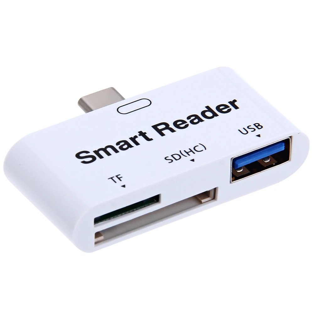 OTG Smart type-C USB 3,1 адаптер TF/SD кардридер