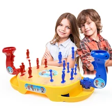 Educational Interaction Toy Battle Pinball Game Machine Snowman on Player Game Kids Toys Ball Shoot Battle Bullet Game Machine