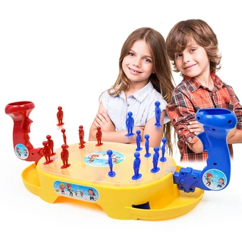 

Educational Interaction Toy Battle Pinball Game Machine Snowman on Player Game Kids Toys Ball Shoot Battle Bullet Game Machine