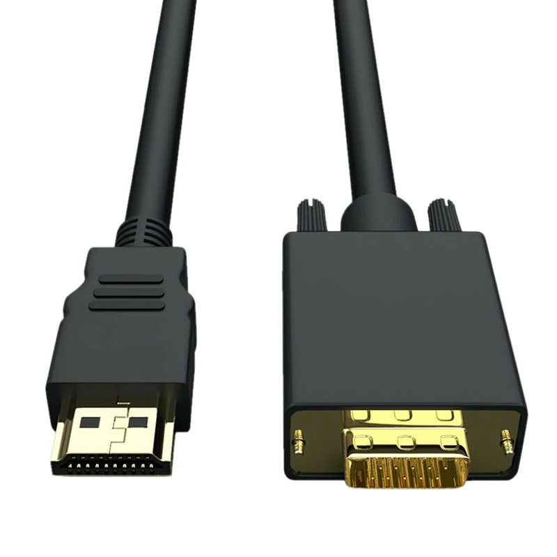 Кабель-преобразователь HDMI в VGA для HDTV ПК настольного монитора видео 1080P 6 футов |