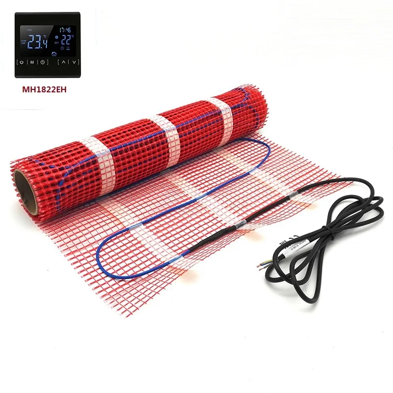 

MINCO HEAT 5~15m2 Twin conductor Underfloor Heating Mat Kits Under Tile Warm Floor