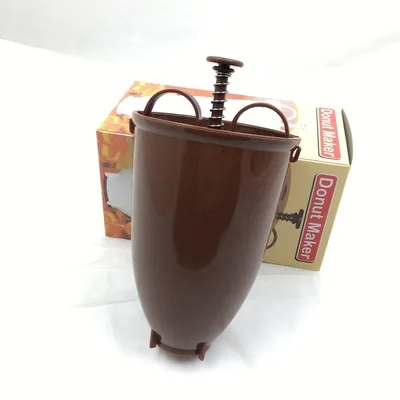 Coffee Кухонный Ace пластиковый Пончик устройство кухонная форма для самостоятельной готовки кондитерских изделий дозатор гаджеты и инструменты портативные гаджеты для выпечки - Цвет: Coffee