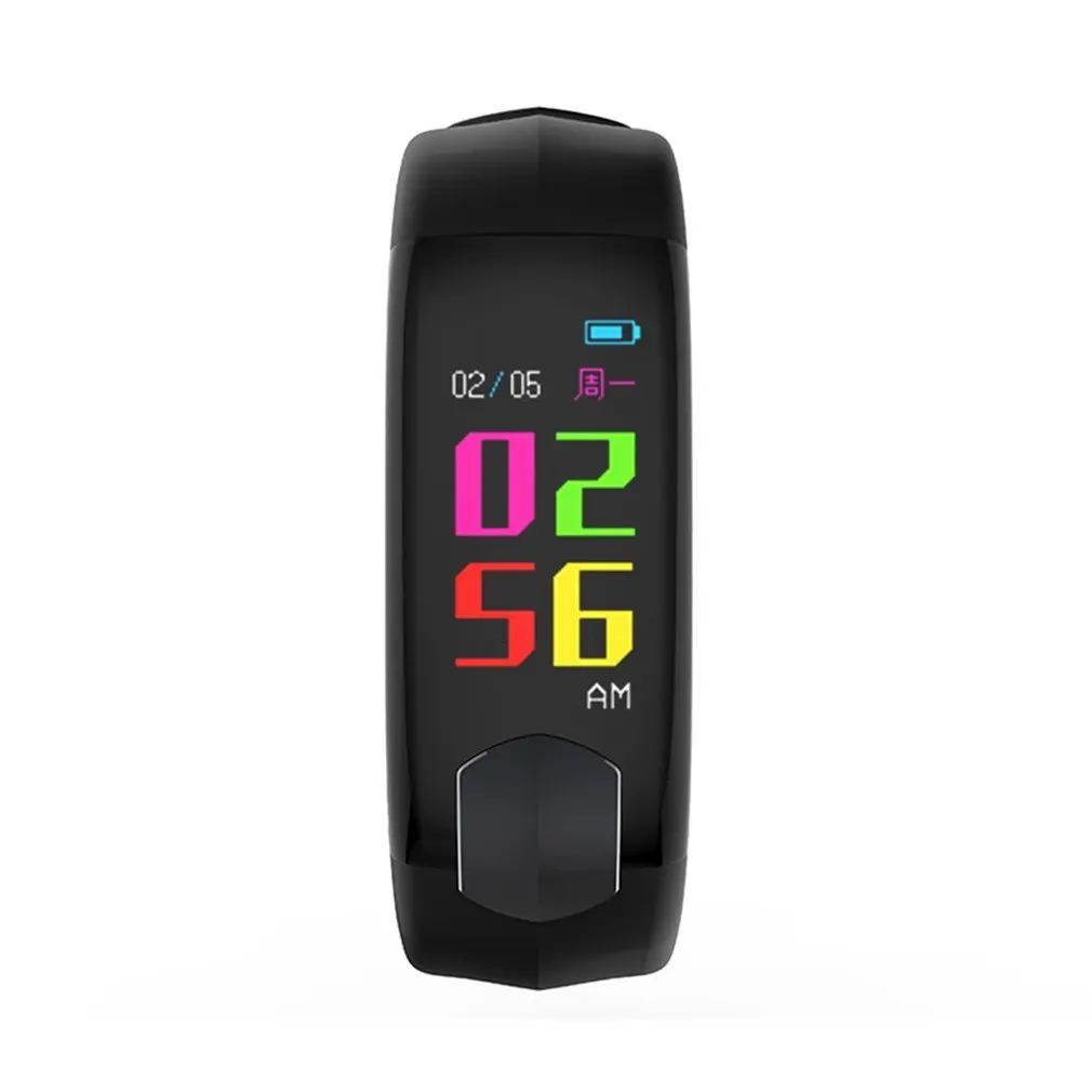 

WI11 Smart Band 0.96" OLED Color Screen Heart Rate Monitor Pedometer Waterproof Wristwatch Tracker Sport
