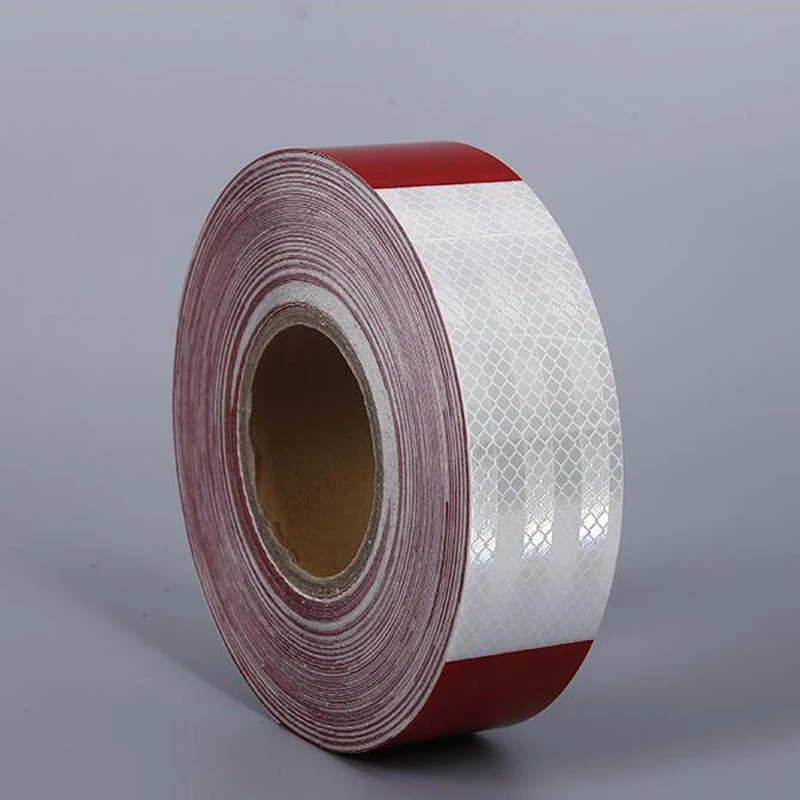DOT-C2 Conspicuity Safety Reflective Tape Red White For Trailer Vehicle Truck, Trailer Reflector, Reflector Tape Roll