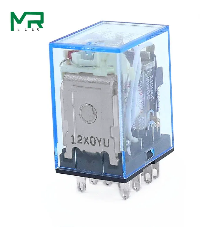 1 компл. MY4NJ маломасштабное реле питания DC110V AC110V DC220V AC220V катушка 4NO 4NC реле din-рейка 14 Pin+ база мини-реле