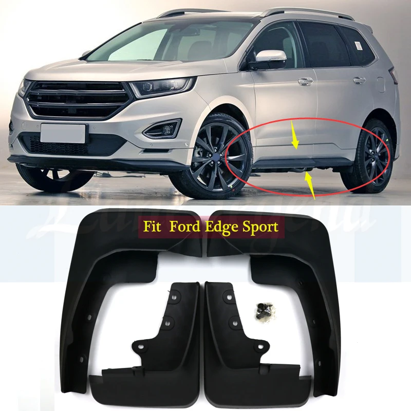 4 шт. автомобиля задние передние Брызговики, Брызговики для Ford Edge Sport