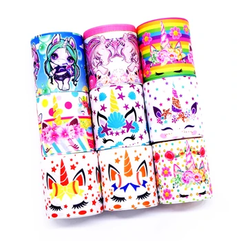 

Free shipping 2019 new arrival ribbons Hair Accessories ribbon 10 yards printed grosgrain ribbons 33386