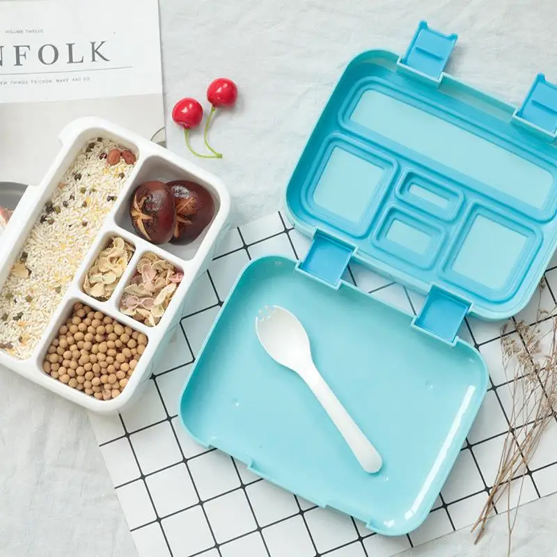 Портативный студенческий офисный работник Bento Box Микроволновая печь Bento Box пять Box Bento Box посуда коробка для хранения продуктов
