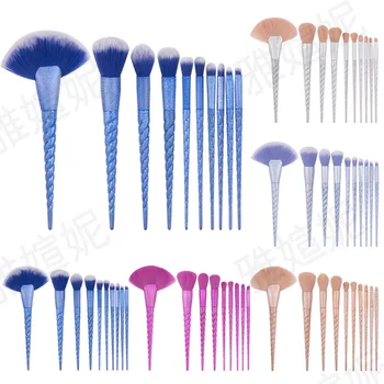 

3Y Minimum 10 Makeup Brush Set Can Private Label Custom Logo If Meet Minimum Wholesale Cosmetics 10 Frosted Beauty Brush Tool