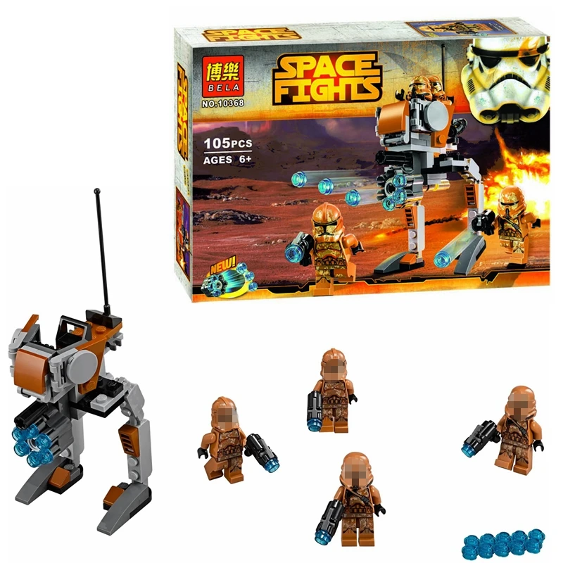 

105Pcs Star Wars Geonosis Troopers Model Building Blocks Compatible 75089 starwars sets with figure block toy for children gift