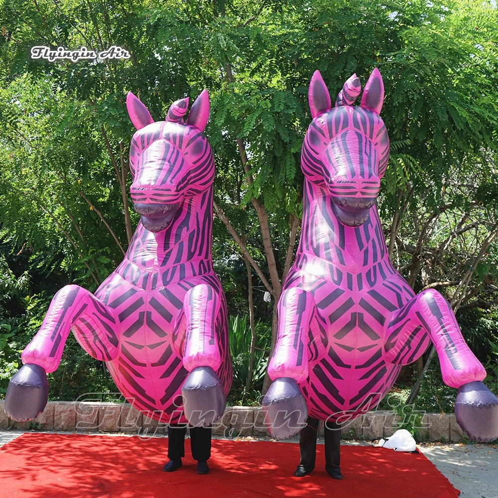 AdultsWearableInflatableHorseCostume3mGiantMulticoloredWalking