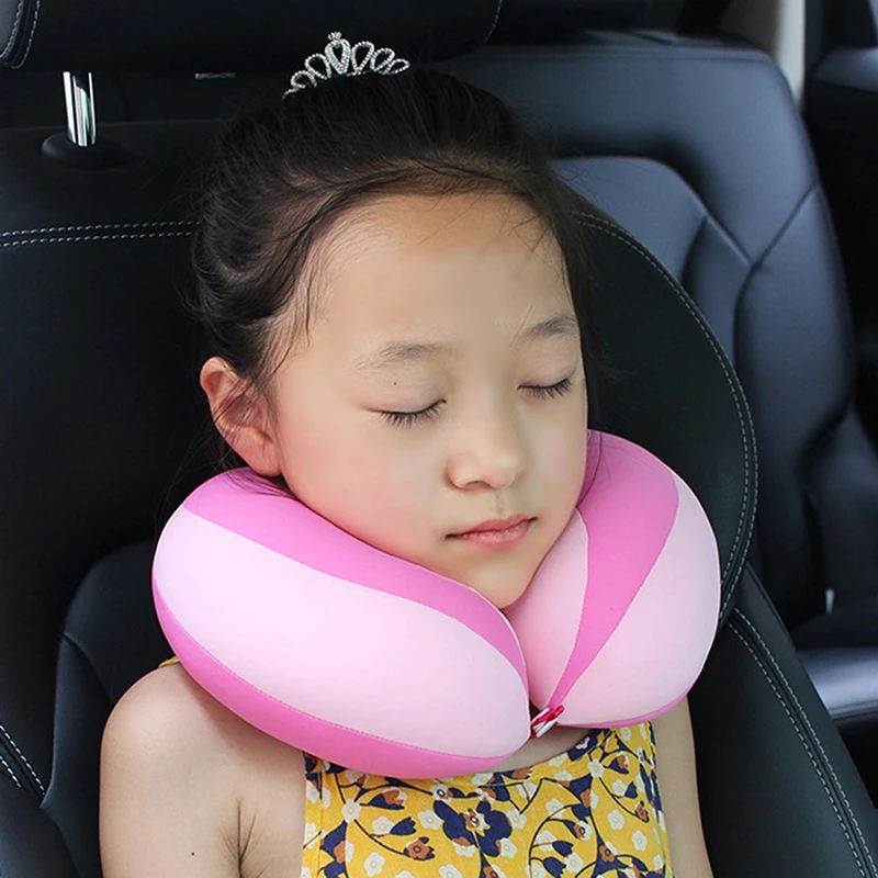 comforter sets Pillow Kids Newbron Travel Neck Pillow U-Shape For Car Headrest Air Cushion Child Car Seat Head Support Infant Baby silk sheets