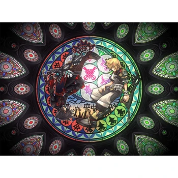

Diamond Painting Full Square round Picture Diamond Embroidery Vanitas Kingdom Heart Rhinestone Cross Stitch Paintings Home Decor