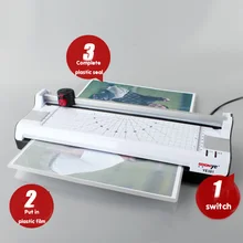 Máquina de estratificação de papel fotográfico a3a4 máquina de estratificação de fotos de escritório em casa máquina de selagem e corte sobre a máquina de estratificação