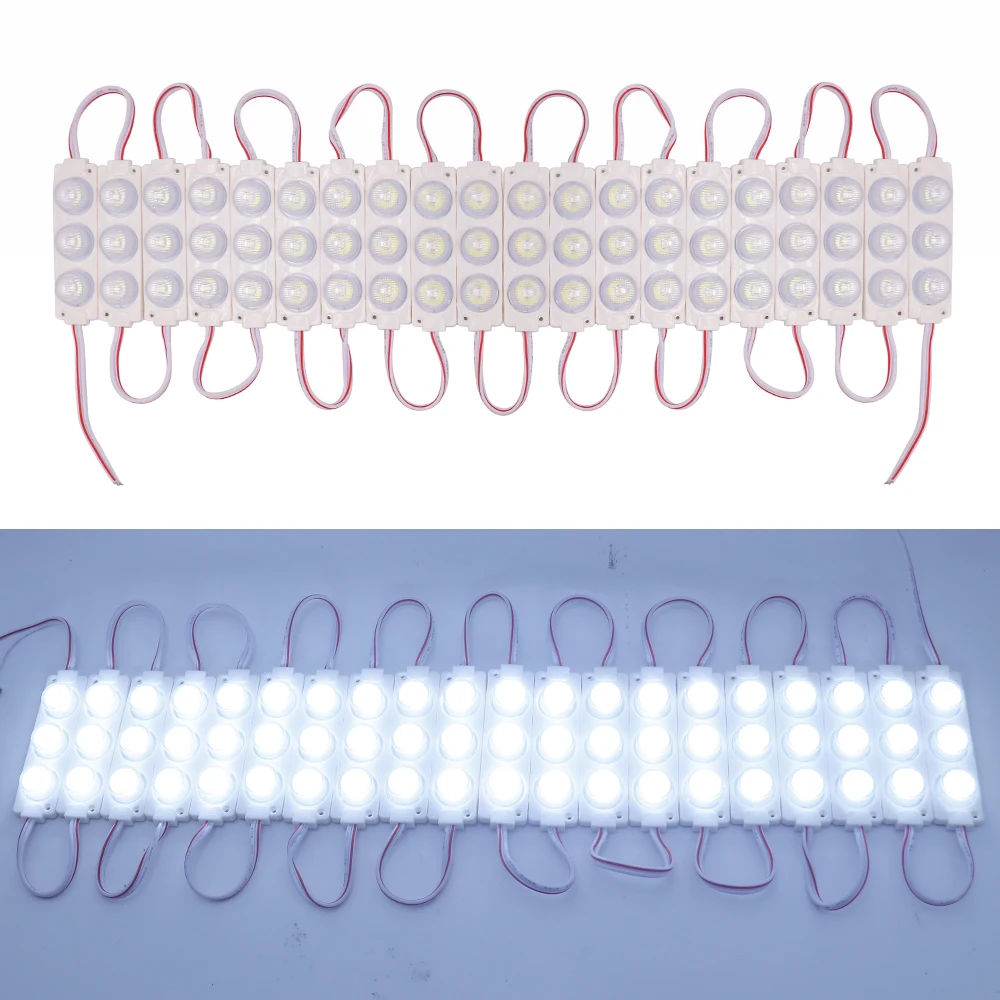 20 шт. Superbright SMD 5630 3 светодиодный модуль освещения DC12V IP65 Водонепроницаемый Красный Синий Зеленый Розовый Желтый Белый светодиодный модуль