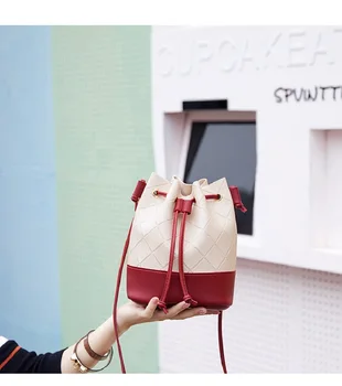 

Women's bag 2020 new Chao Lingge bucket bag small fragrance female bag