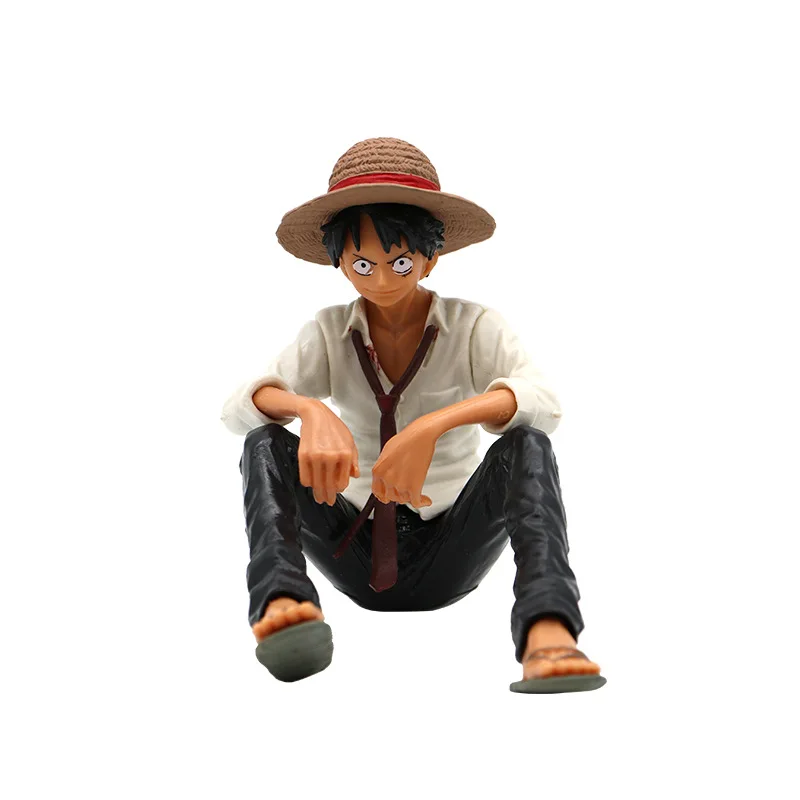 Милая экшн фигурка цельная Обезьяна D Luffy Sabo Ace Gear с диваном 13 см для