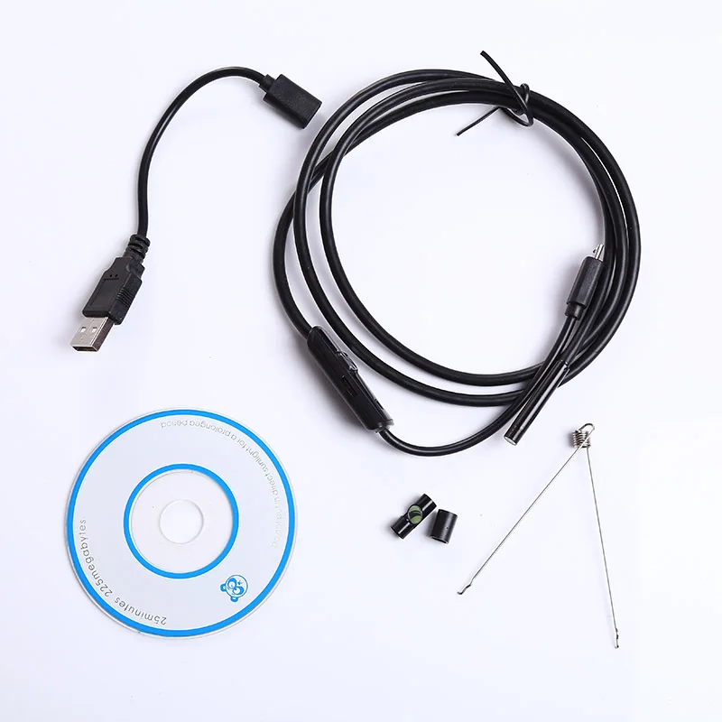 1m USB бороскоп, эндоскоп, камера 1,3 MP 1/1. 5/2/3,5 M для Android - Цвет: 1m