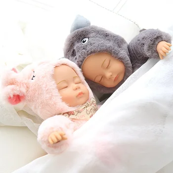 

25/37CM Baby Baby Sleeping Dolls Elephant Rabbit Toys For Girls Sleeping Accompany Doll Birthday Christmas Present Toy