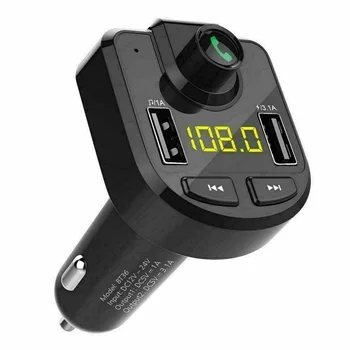 

Bluetooth FM Transmitter USB Aux Modulator Handsfree Car Kit Car Audio MP3 Player 3.1A Fast Charge Dual USB Car Charger Adapter