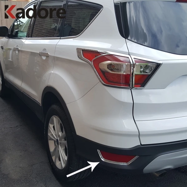 Для Ford Kuga Escape 2013 2014 2015 хэтчбек ABS Хромовая лампа заднего противотуманного фонаря
