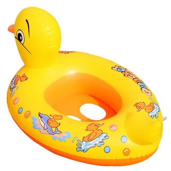 

1PC Adult Kid PVC Duck Shaped Floating Inflatable Swimming Ring Mounts Floating Beach Swimming Ring Inflatable Ring