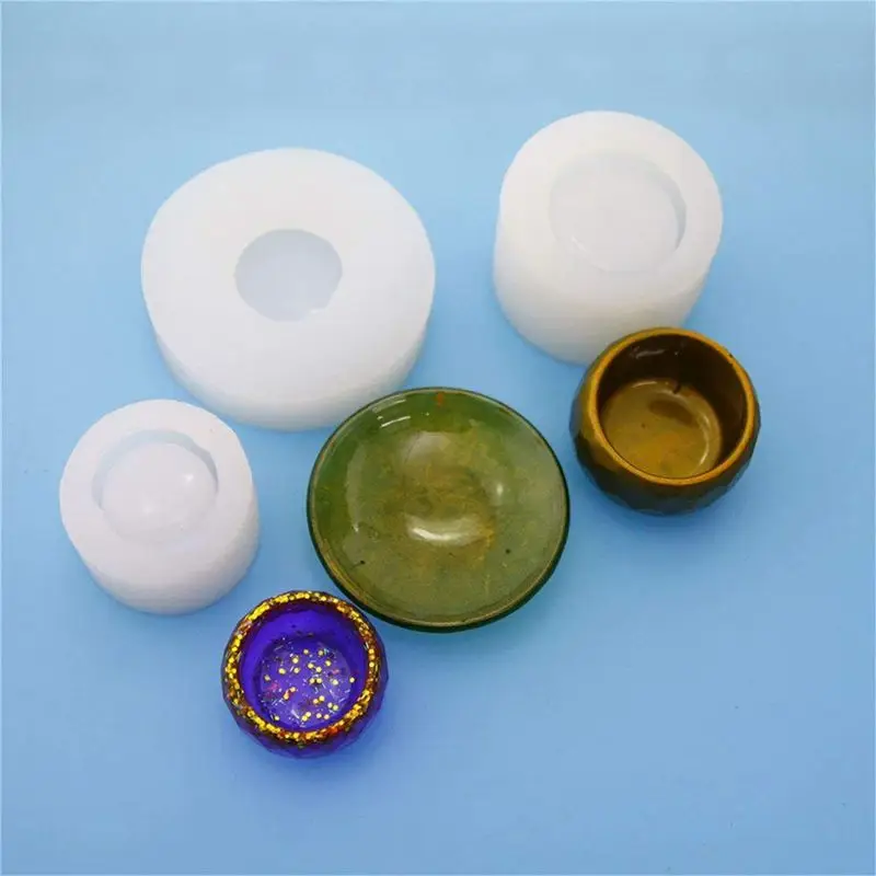 3 pcs/set Epoxy Molds,Small Dish,Big Bowl,Silicone Molds,transparent white Jewelry Mold Making Tools, DIY Pendant Make,Gifts H