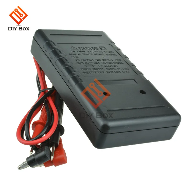 DT830B мультиметр Цифровой дисплей Электрический ручной тестер метр Вольт Ампер Ом тестер метр ЖК-дисплей цифровой дисплей с кабелем зонд