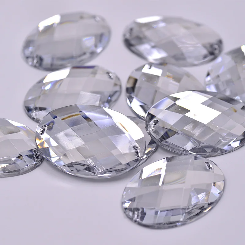 JUNAO-30x40mm-Clear-Crystal-Big-Sewing-Rhinestones-Oval-Strass-AB-Flat-Back-Crystals-Applique-Acrylic-Gems (2)