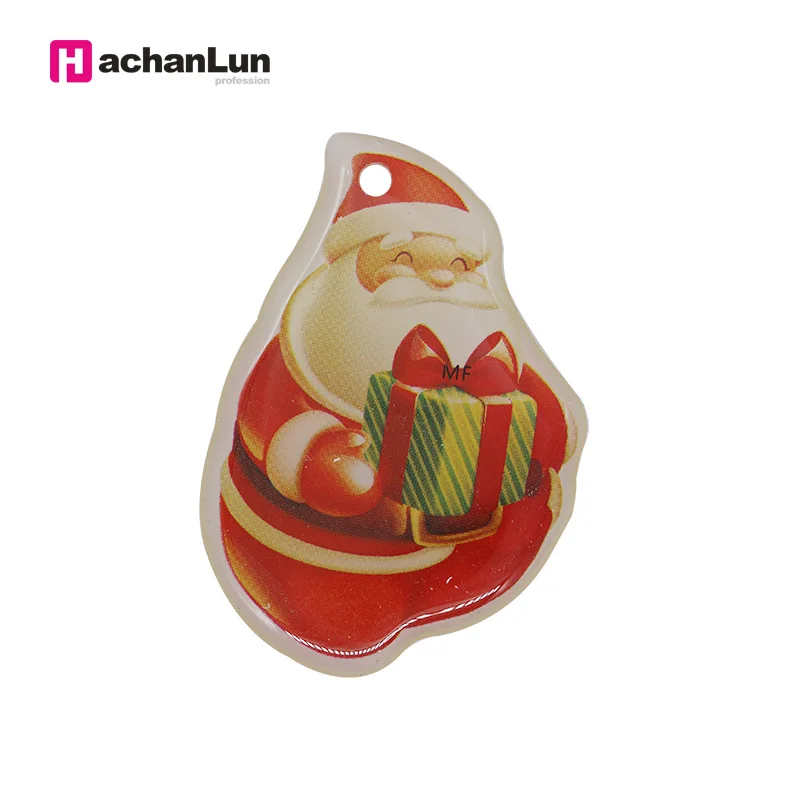 

50PCS 13.56Mhz NFC Keychain RFID Keyfob ISO14443A Block 0 Sector M1 S50 UID Changeable Access Card Tag Writable Epoxy card