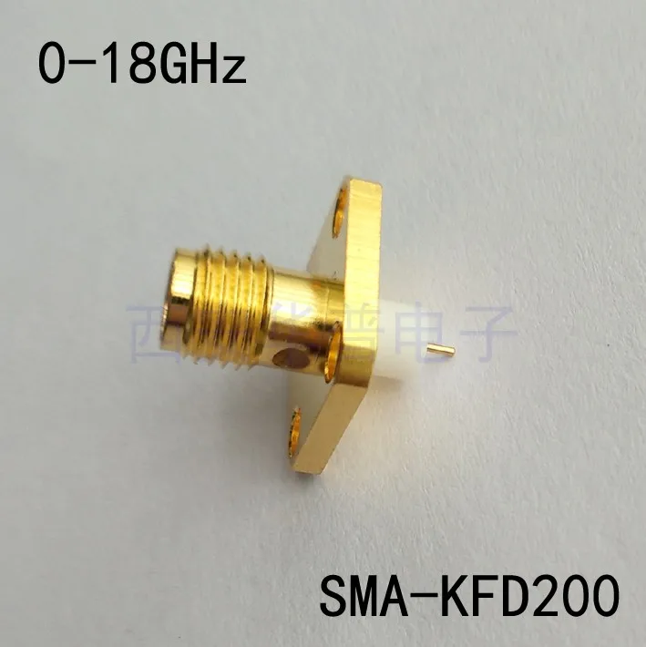 SMA-KFD200 РЧ разъем SMA-KF женский через стену 0,5 тонкий штырь 18G РЧ коаксиальный разъем