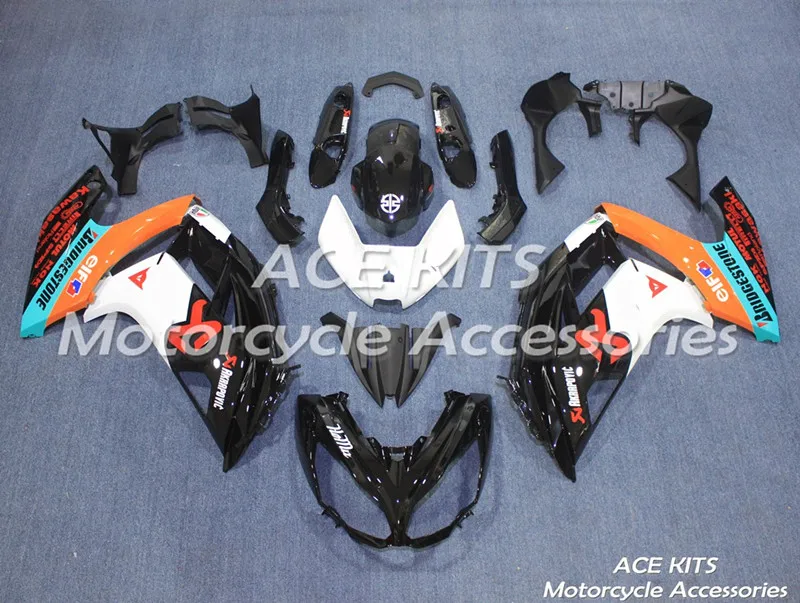 

Новый обтекатель для мотоцикла из АБС-пластика для kawasaki ER6F 2012 2013 2015 2016, обтекатель под давлением любого цвета, все имеются ACE No.2572