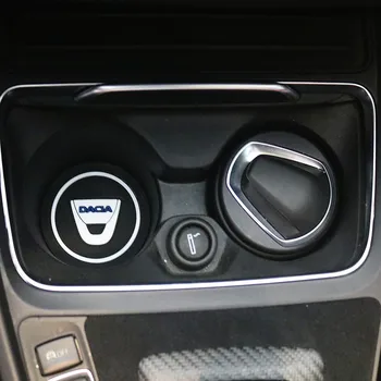 

2PCS Car Water Cup Bottle Holder Anti-slip Pad Mat Silica Gel For Dacia Lodgy 2 Mcv Sandero Duster Logan SanderoCar-Styling