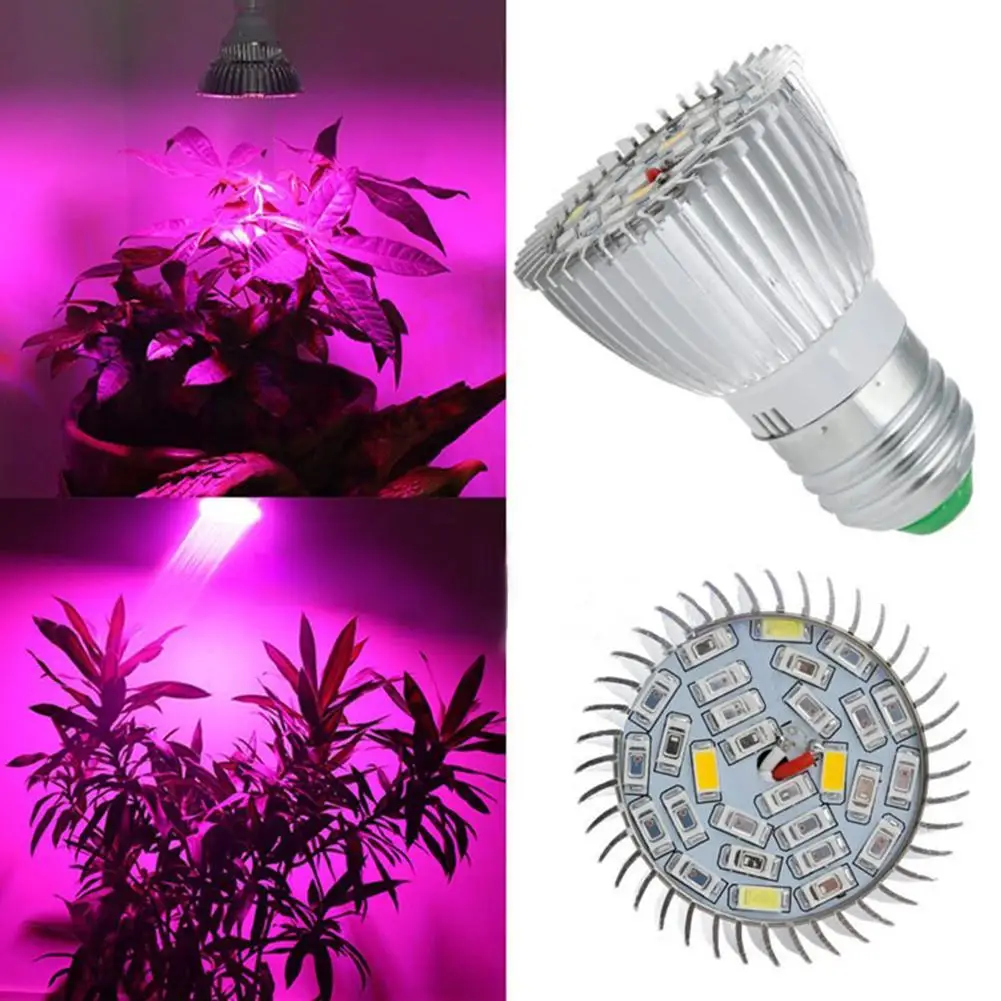 1piece 28led Plant Light Indoor Plant Growth Lamp Flower Potted Plant Fill Light For Hydroponic Flower Plants And Vegetables