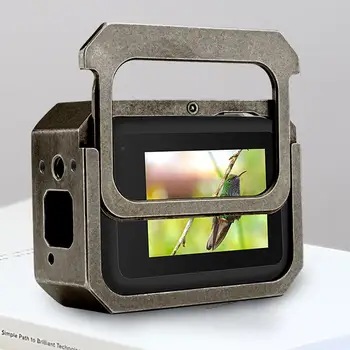 

Retro Camera Protective Housing Digital Camera Frame Cage Aluminum Alloy Anti-fall Anti-wear Lightweight Cage for Gopro Hero 8