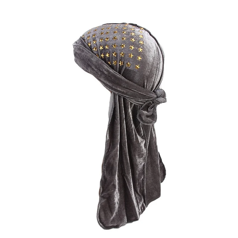 Шток США Премиум шелковистый дюраг сатиновая волнистая кепка мужская Doo Rag шляпа Головной убор обертывание США Продавец