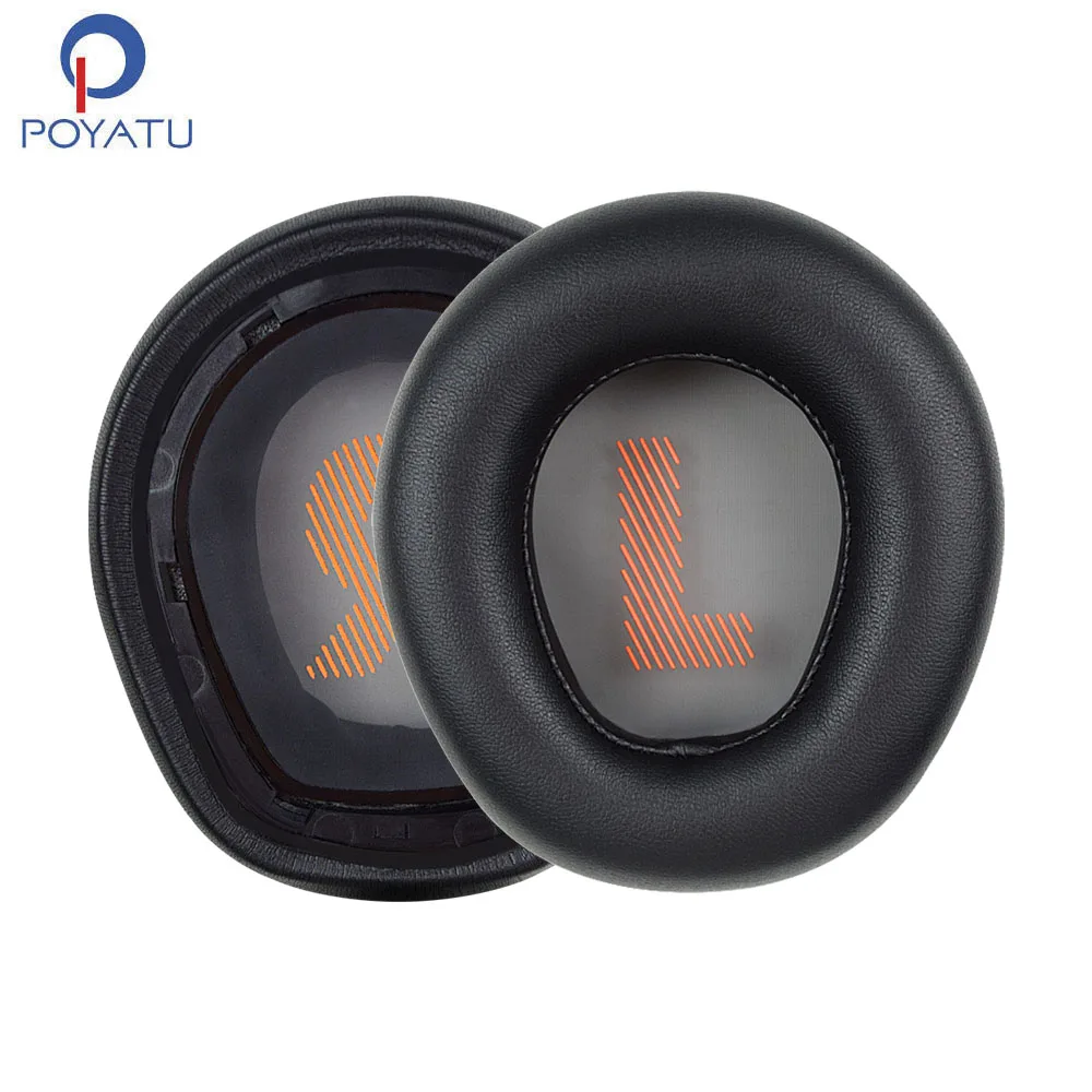 

POYATU Ear Pads Headphone Earpads For JBL QUANTUM Q100 Q600 Q800 Earmuff Cushion Leather Cover Repair Parts Earphone Accessories