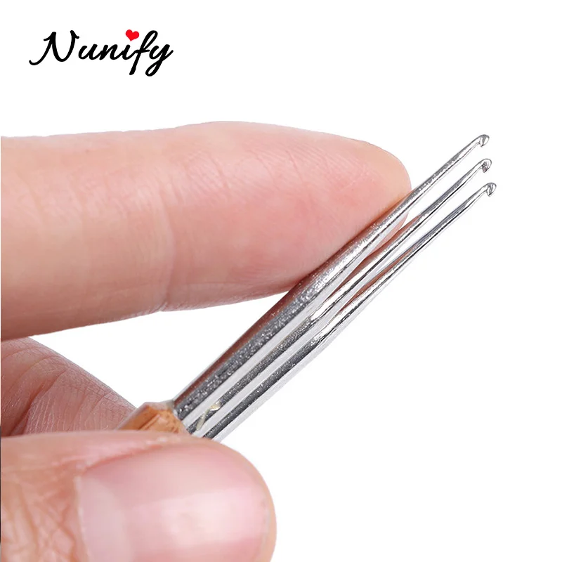 Crochet Hooks Hair Extensions Tool Nunify Dreadlock Crochet Hook 1Pcs/Lot