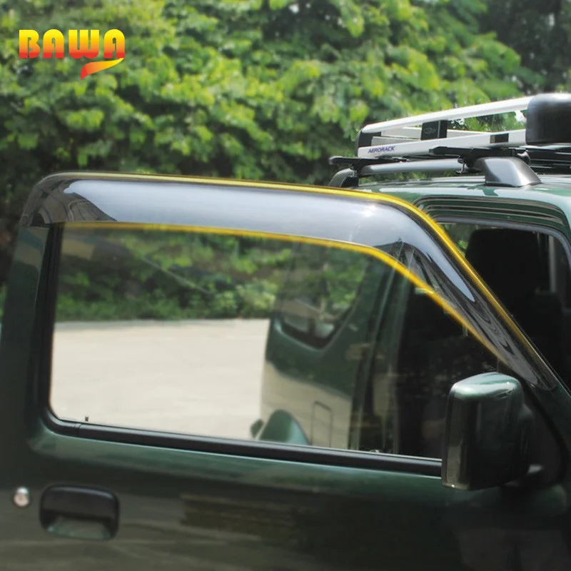 BAWA навесы укрытия для Suzuki Jimny 2007- автомобильные погодные щитки оконные дефлекторы козырек для Suzuki аксессуары для Jimny